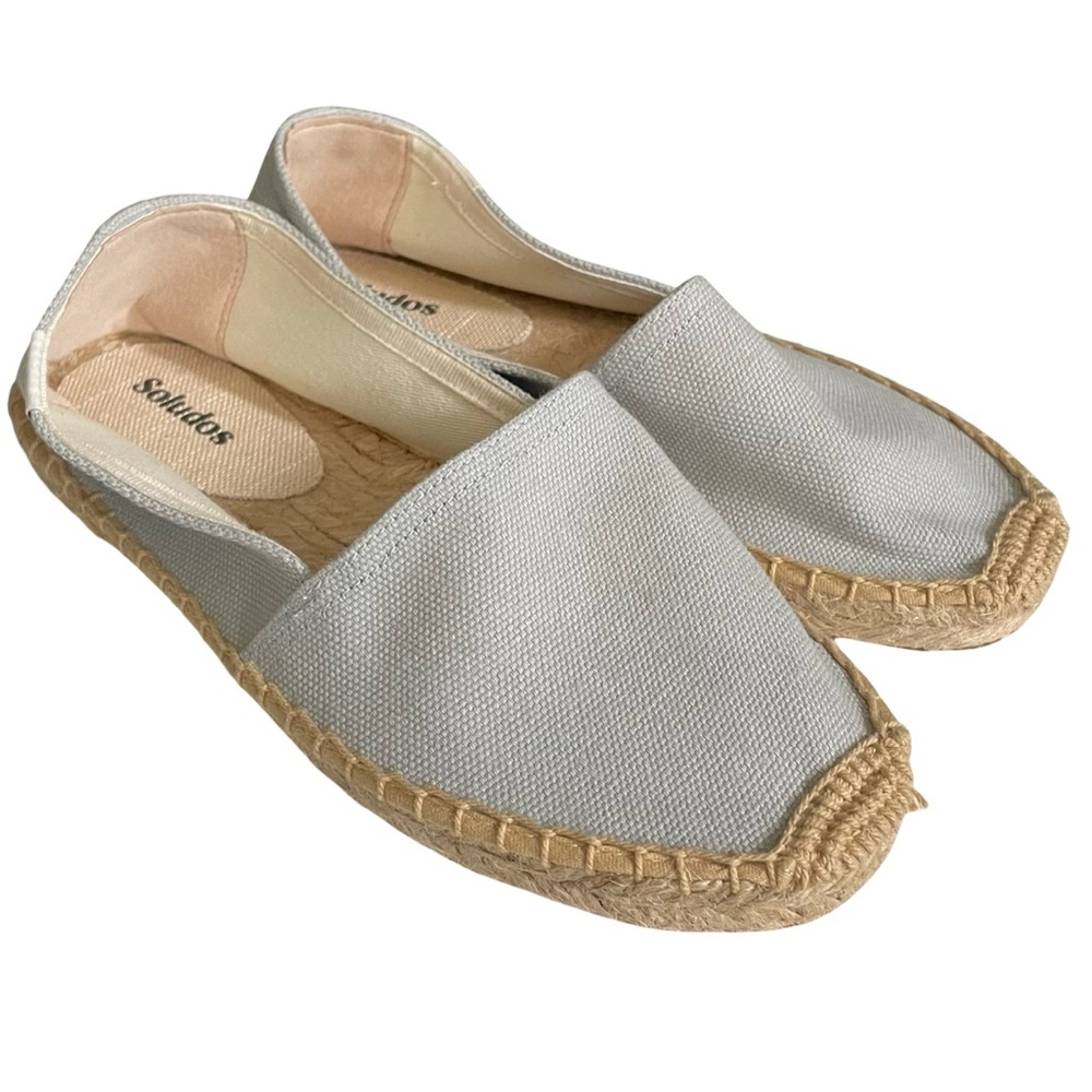 Soludos Dali Espadrilles in Chambray Size 5